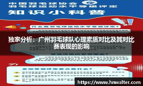 独家分析：广州羽毛球队心理素质对比及其对比赛表现的影响
