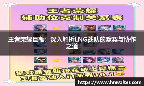 王者荣耀巨献：深入解析LNG战队的默契与协作之道