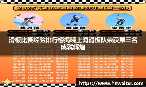 滑板比赛经验排行榜揭晓上海滑板队荣获第三名成就辉煌